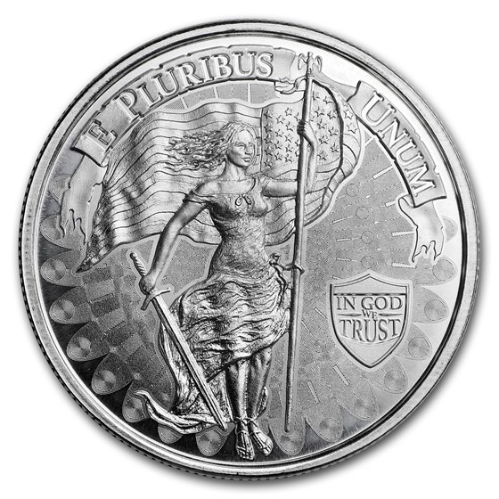 Silver 1 oz Unity and Liberty Round